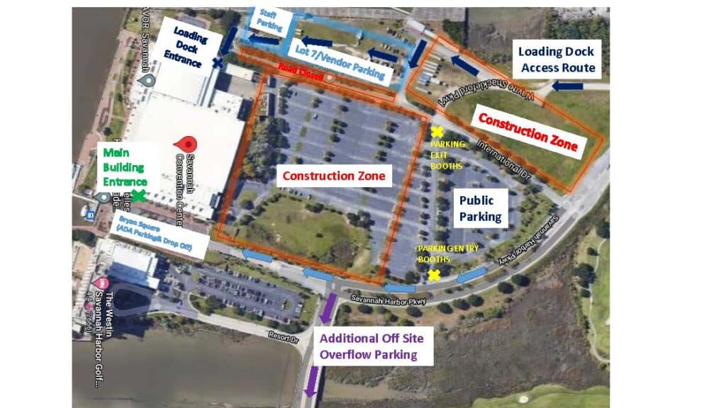 Georgia Parking Map