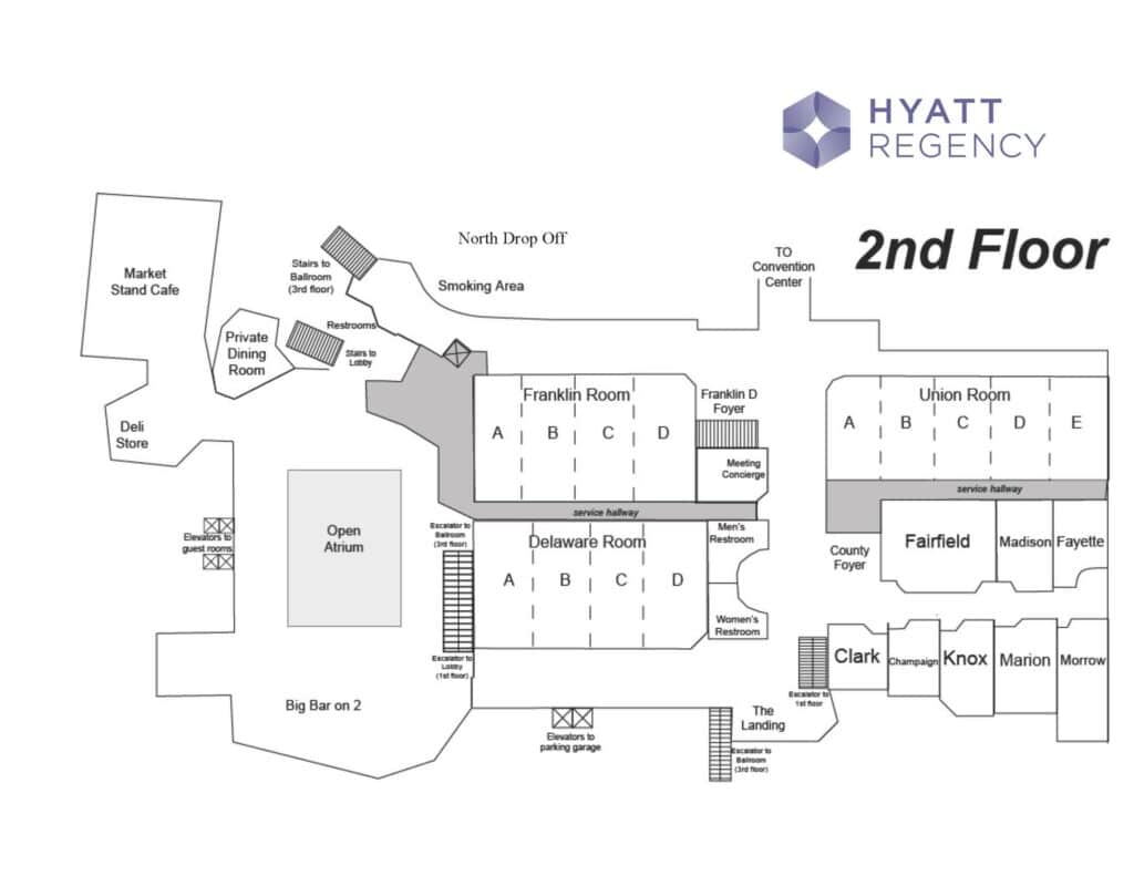 nd Floor Map