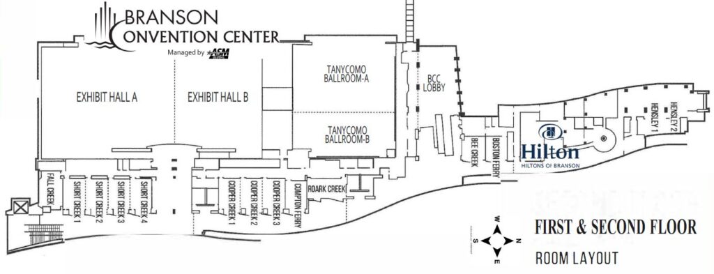 Branson Convention Center Map