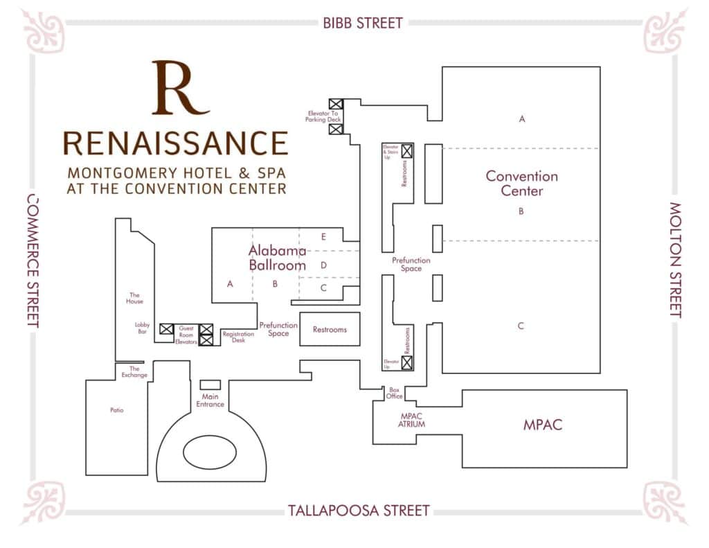 Hotel Floor Map st Floor