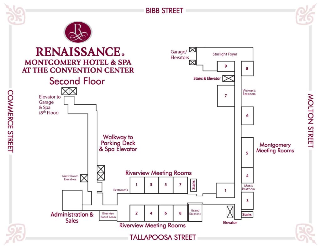 Hotel Floor Map nd Floor